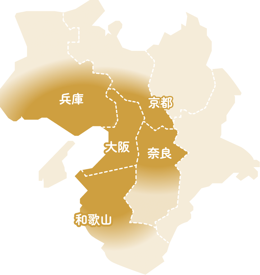 対応エリア地図